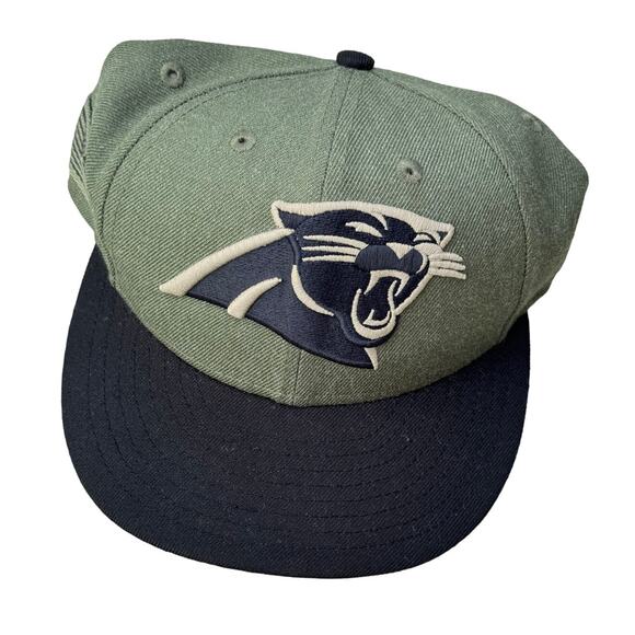 NWT-NFL Carolina Panthers, Salute to Service, Trucker Cap;baseball cap, NEW ERA - Picture 12 of 15